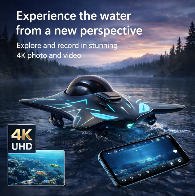 App Control HD Camera Waterproof Remote Control Boat